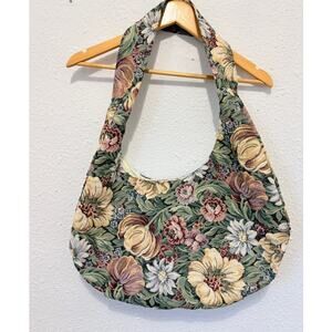 Vintage Tapestry Shoulder Bag Purse Fairy Cottage Boho Granny